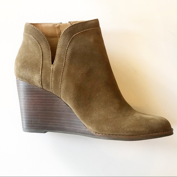 Lucky Brand Yimina Wedge Ankle Boots Size 11 - Picture 3 of 6
